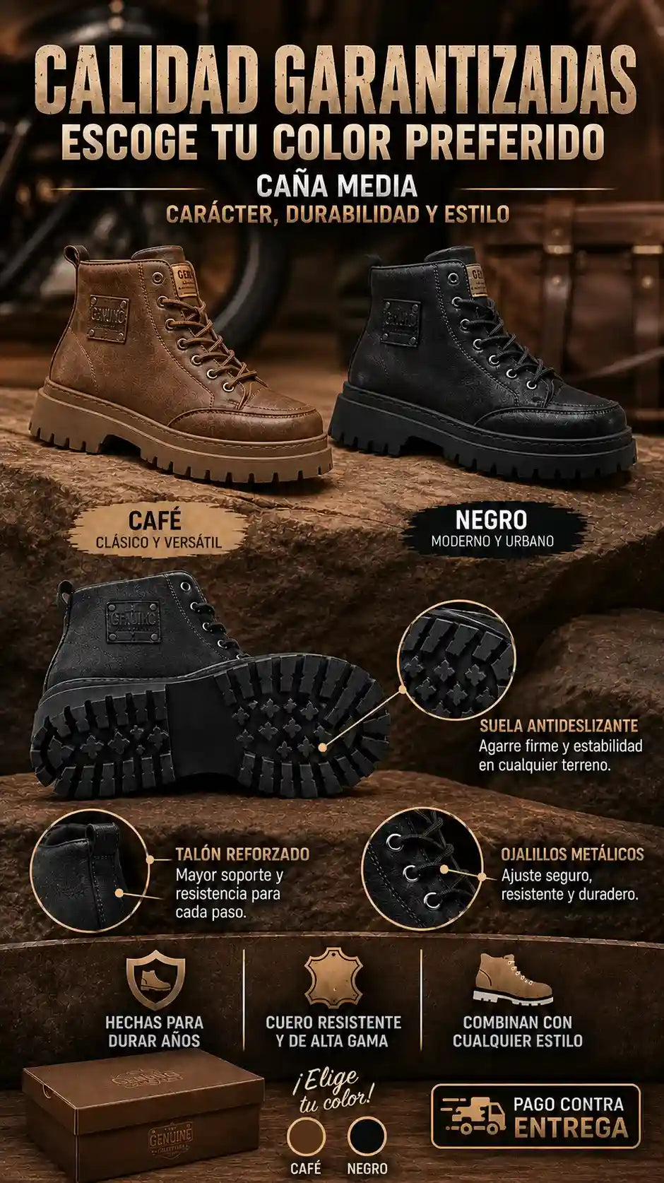 BOTAS MARTIN DE CUERO VINTAGE 🥾🍂